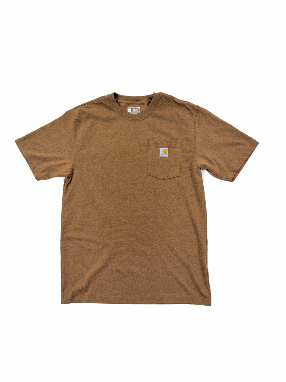 Carhartt K87 Loose Fit Heavyweight Pocket T-Shirt Men’s M Brown